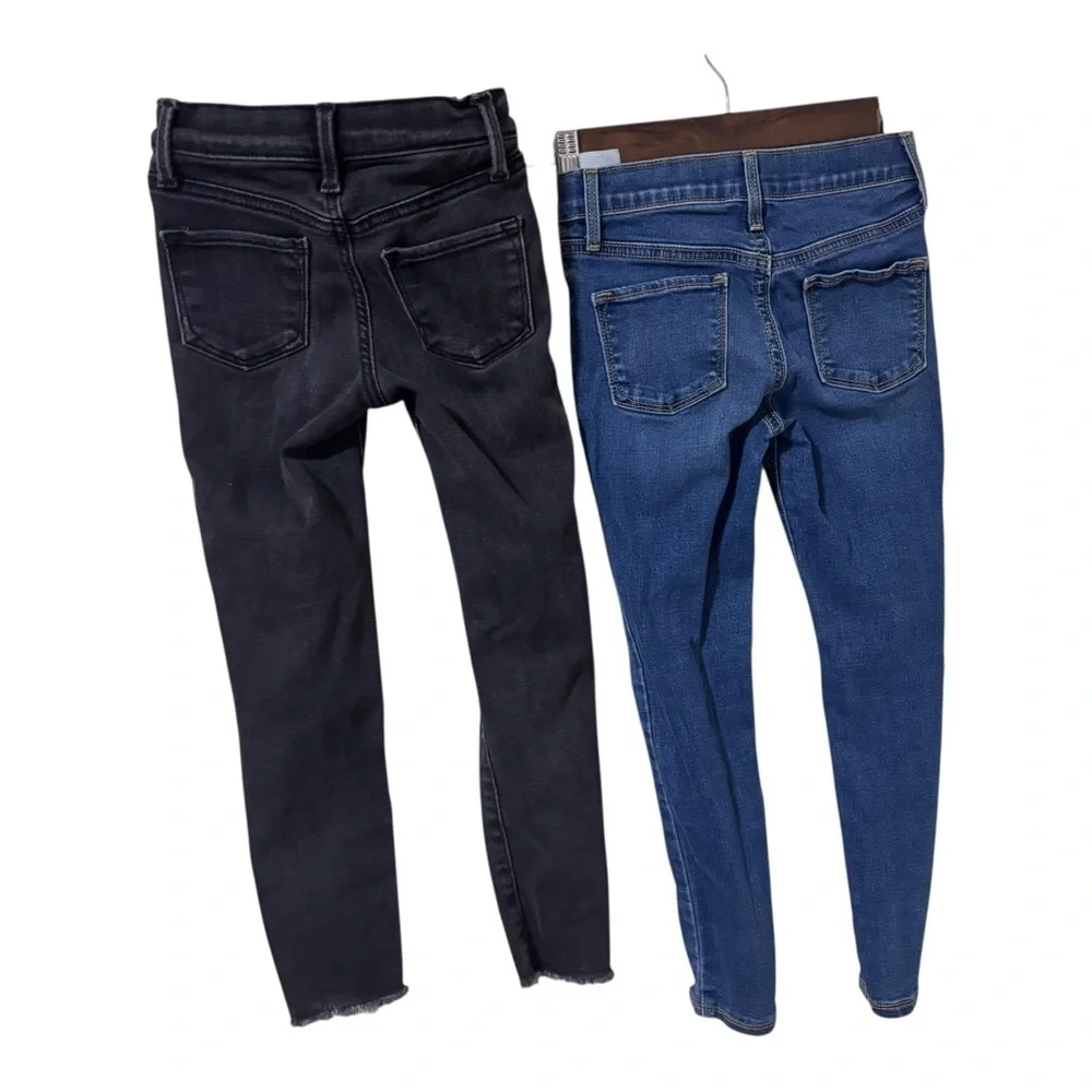 Bundle of 2 Old Navy kids jeans ballerina jeggings and rockstar super skinny